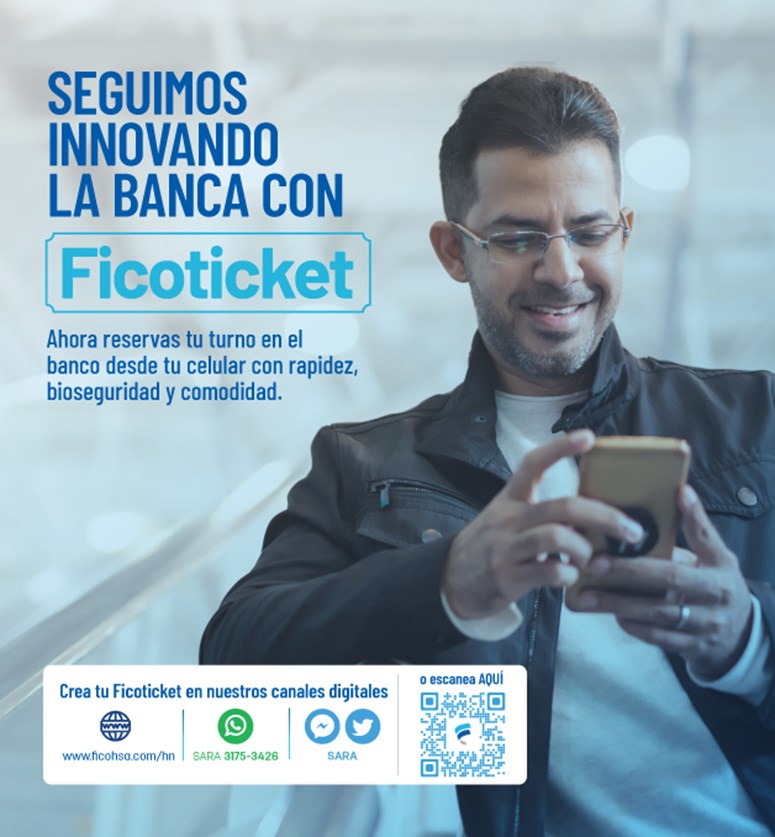 Ficohsa añade FicoTicketss a su banca