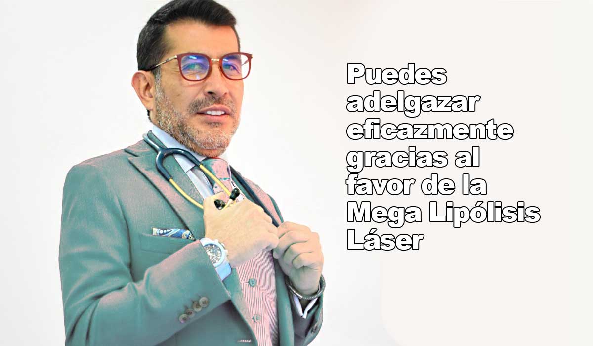 Puedes adelgazar eficazmente gracias al favor de la Mega Lipólisis Láser